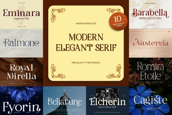 Modern Elegant Serif Font - Featured Image