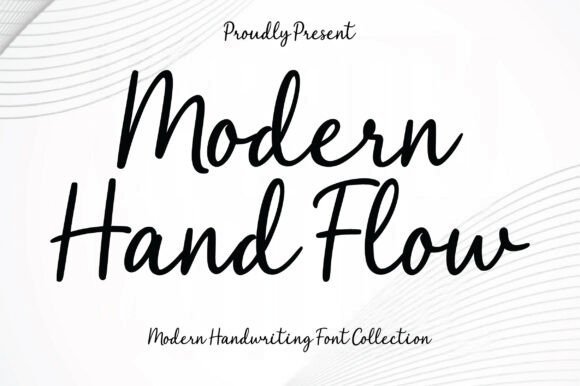 Modern Hand Flow Font - Featured Image