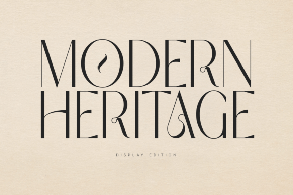 Modern Heritage Font - Featured Image