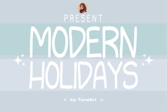 Modern Holidays Font - Featured Image