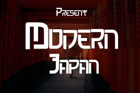 Modern Japan Font - Featured Image