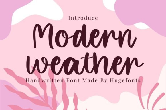 Modern Weather Font - Featured Image