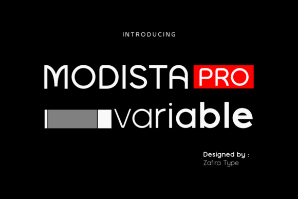 Modista Pro Variable Font - Featured Image