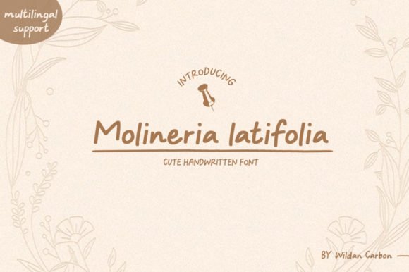 Molineria Latifolia Font - Featured Image