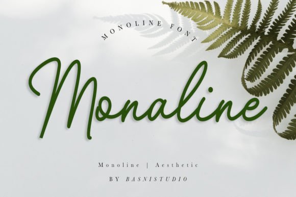 Monaline Font - Featured Image