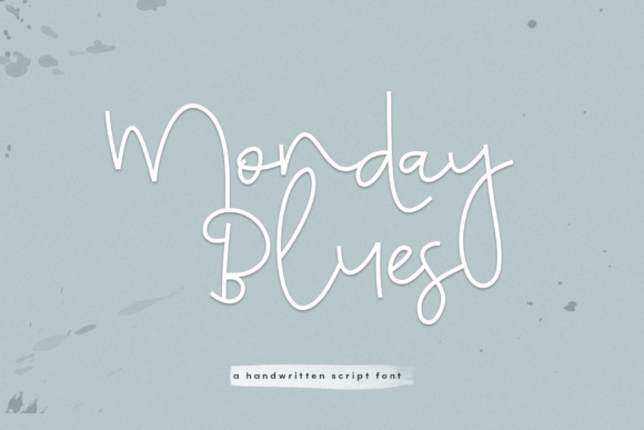 Monday Blues Font - Featured Image