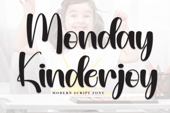 Monday Kinderjoy Font - Featured Image