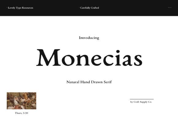 Monecias Font - Featured Image