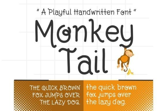 Monkey Tail Font - Featured Image