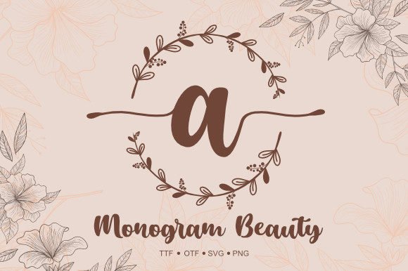 Monogram Beauty Font - Featured Image