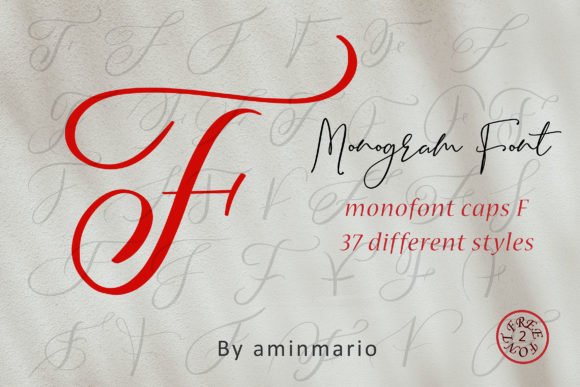 Monogram F | Monofont Caps F Font - Featured Image