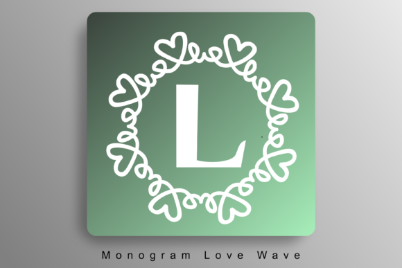 Monogram Love Wave Font - Featured Image