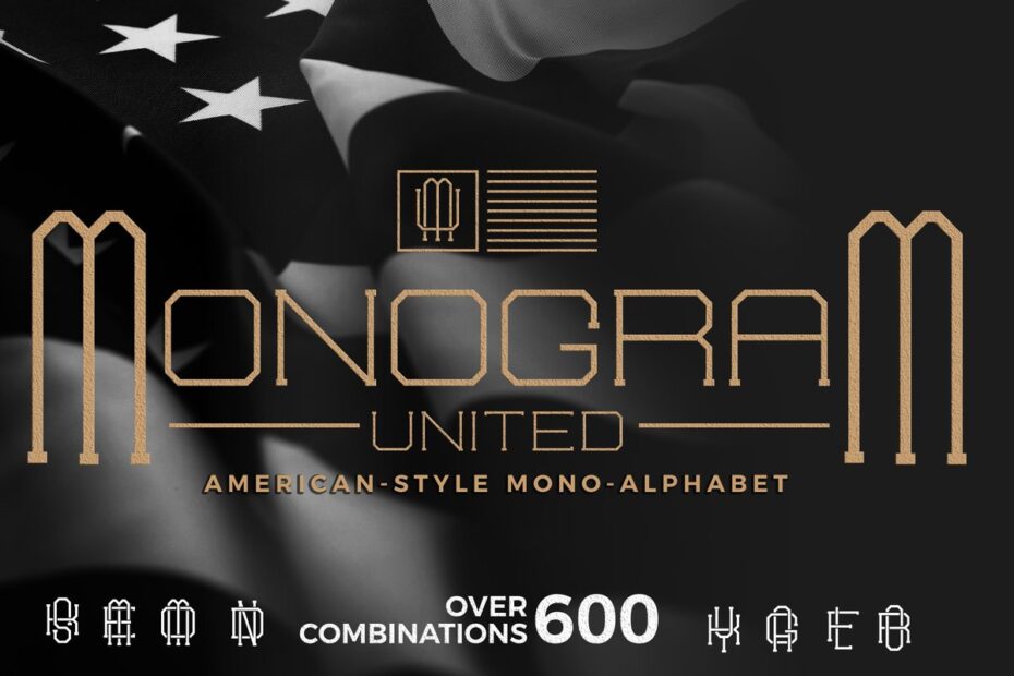 Monogram United Font - Featured Image