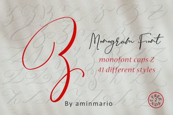 Monogram Z | Monofont Caps Z Font - Featured Image