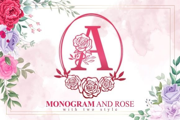Monogram and Rose Font - Featured Image
