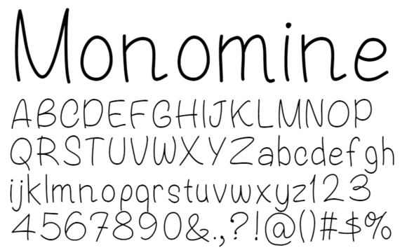 Monomine Font - Featured Image