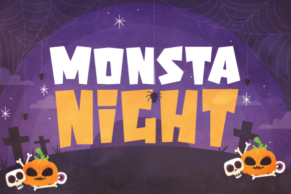 Monsta Night Font - Featured Image