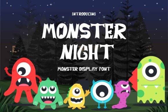 Monster Night Font - Featured Image