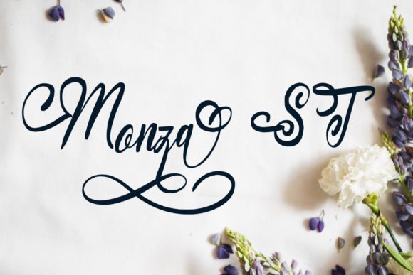 Monza ST Font - Featured Image