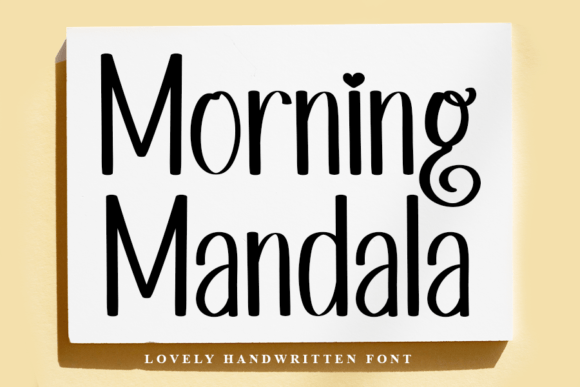 Morning Mandala Font - Featured Image