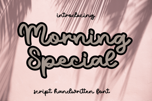 Morning Special Font - Featured Image