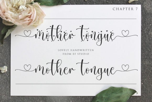Mother Tongue Font - Featured Image