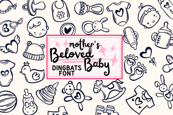Mother's Beloved Baby Font - Featured Image