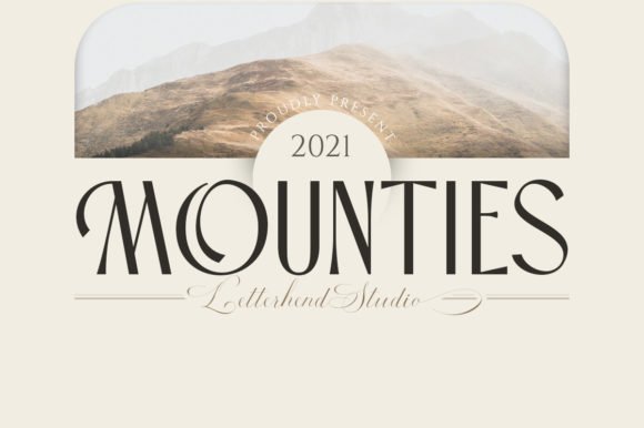 Mounties Font - Featured Image