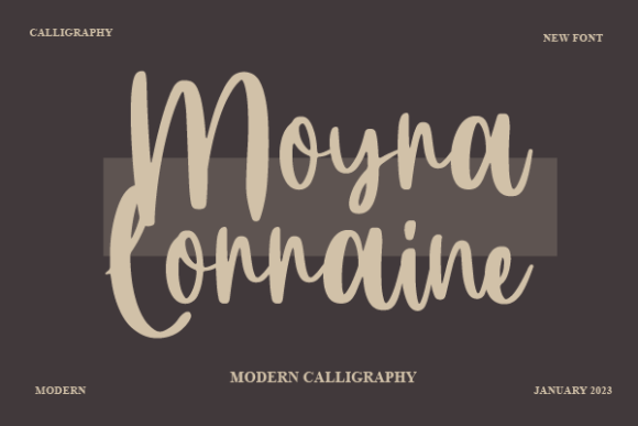 Moyra Lorraine Font - Featured Image
