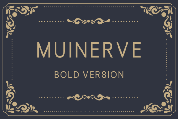 Muinerve Bold Font - Featured Image