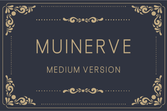 Muinerve Medium Font - Featured Image