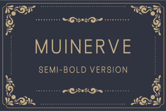 Muinerve Semi-Bold Font - Featured Image