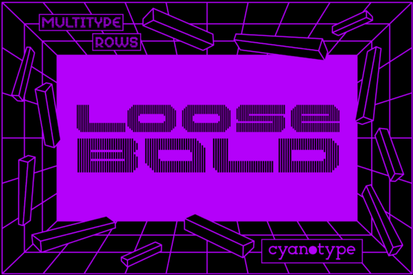 MultiType Lines Loose Bold Font - Featured Image