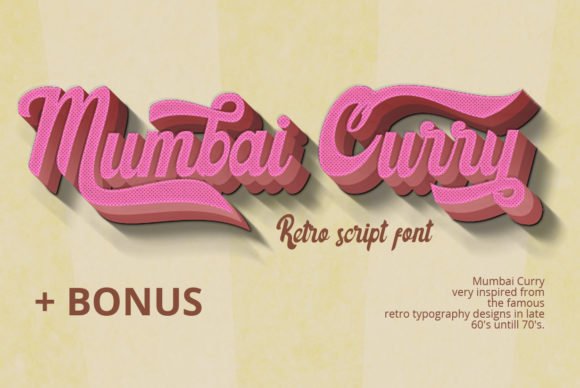 Mumbai Curry Font - Featured Image