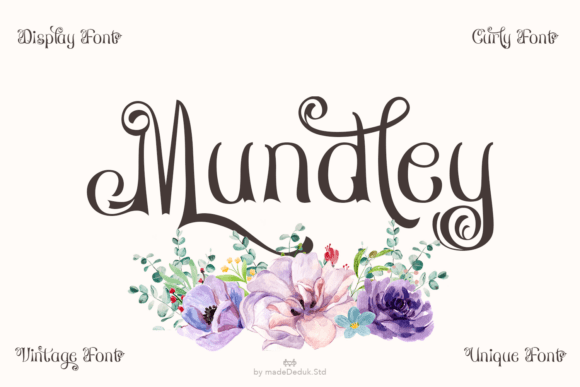 Mundley Regular Font - Featured Image