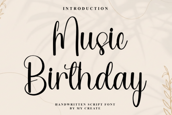 Music Birthday Font - Featured Image