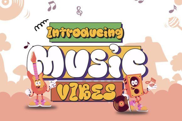 Music Vibes Font - Featured Image