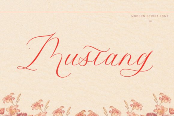 Mustang Script Font - Featured Image