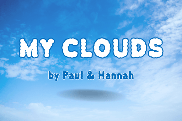 My Clouds Font - Featured Image