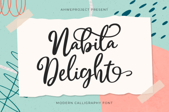 Nabila Delight Font - Featured Image