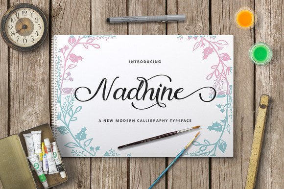 Nadhine Font - Featured Image