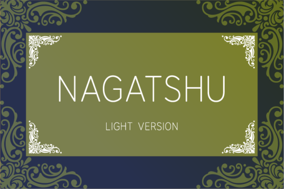 Nagatshu Light Font - Featured Image