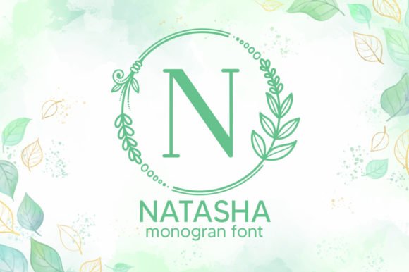 Nathasa Monogram Font - Featured Image