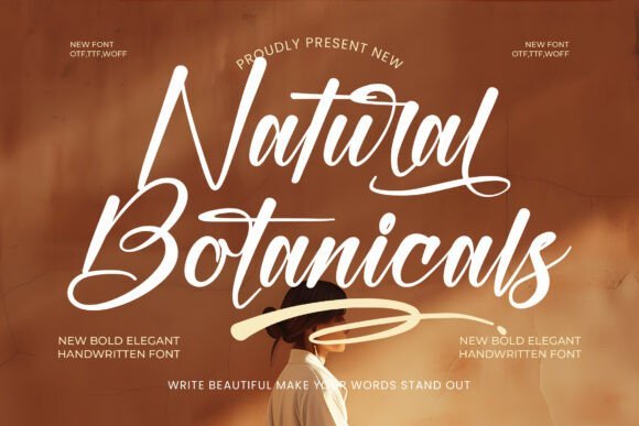 Natural Botanicals Font - Featured Image