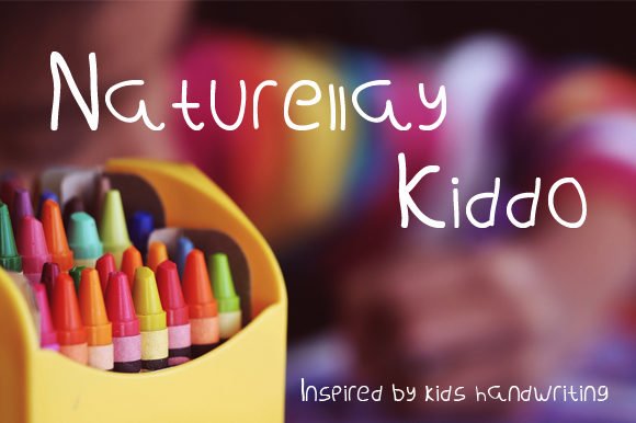 Naturellay Kiddo Font - Featured Image