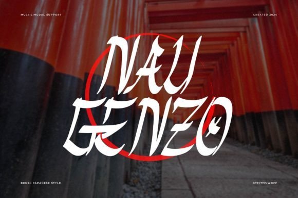 Nau Genzo Font - Featured Image