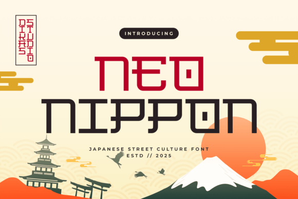 Neo Nippon Font - Featured Image