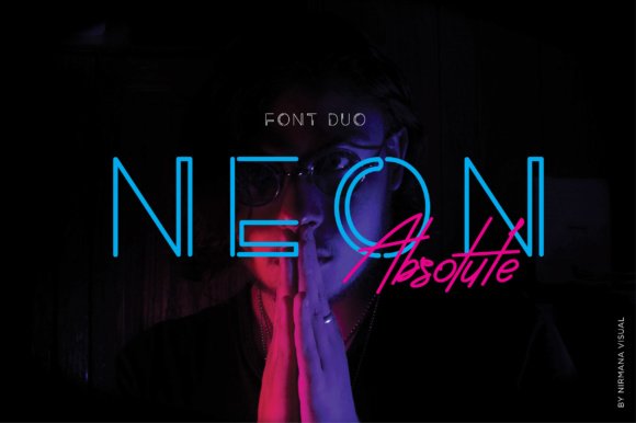 Neon Absolute Duo Font - Featured Image