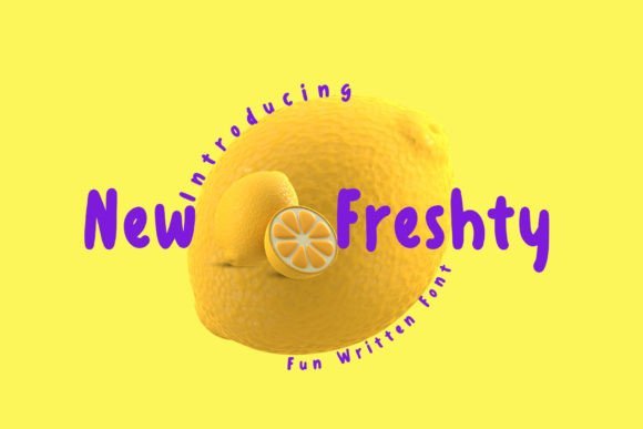 New Freshty Font - Featured Image