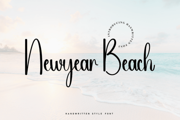 Newyear Beach Font - Featured Image